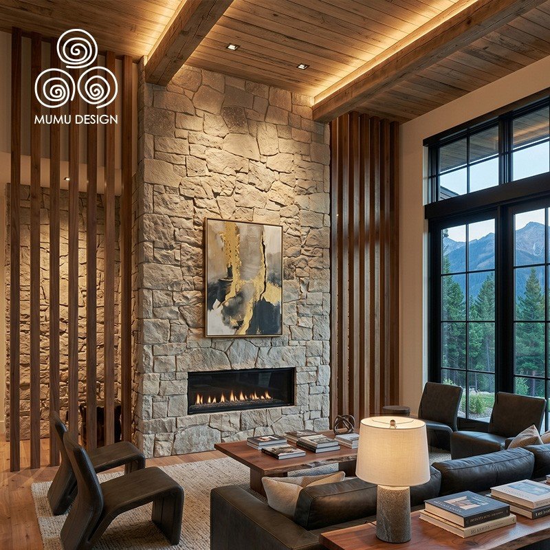 Walnut Wood Veneer Slat Room Divider manufacturers